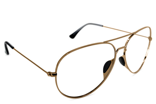 Tangle Free Aviator M/L Rx - Gold
